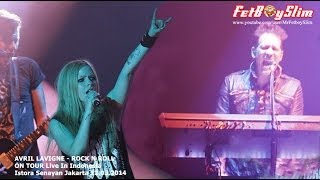 AVRIL LAVIGNE  ROCK N ROLL Live in Jakarta Indonesia 2014 [upl. by Adnahcir]