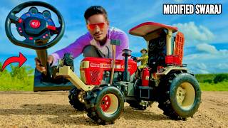 RC Swaraj 855 Tractor Upgrade Winch amp Camping Kit  Chatpat toy TV [upl. by Arutak509]