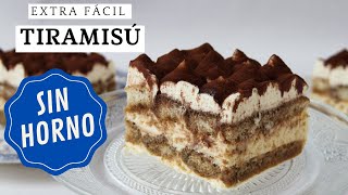 TIRAMISU  TARTA FÁCIL  Receta paso a paso [upl. by Acyre]