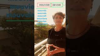 MOUVOIR et DEVOIR quel rapport Astuce dobsevation shorts french lesverbes conjugaison [upl. by Sauder]