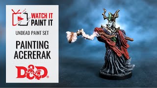 How to Paint Acererak  The Army Painter  DampD Nolzurs Marvelous Pigments Undead Paint Set [upl. by Worrell]