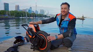 Inmotion V14 Adventure EUC Review Ultimate OffRoad Electric Unicycle Test in Toronto [upl. by Jacques]