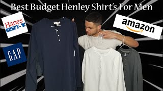 The Best Budget Henley Shirts For Men Henley Guide [upl. by Anirol]