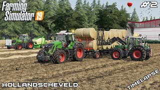 Baling 71 STRAW bales with FENDTs 🇳🇱  Animals on Hollandscheveld  Farming Simulator 19  Episode 2 [upl. by Nivi]