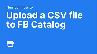 How to upload a CSV file to Facebook Catalog FB Shops amp Instagram [upl. by Artenek]