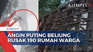 DetikDetik Puting Beliung Memporakporandakan 190 Rumah Warga di Bondowoso 10 Orang Terluka [upl. by Ahsein]