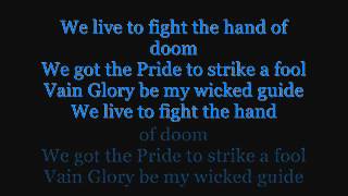 Edguy  Vain Glory Opera lyrics [upl. by Piero]