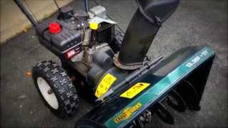 Yardworks 105HP 29quot Snowblower at idle [upl. by Rebeh966]