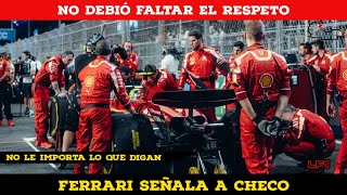 ESTAS ADVERTIDO  FERRARI SEÑALA A CHECO PÉREZ  HAMILTON ES REGAÑADO  HELMUT SE DEFIENDE DESPEDIDA [upl. by Mogerly]