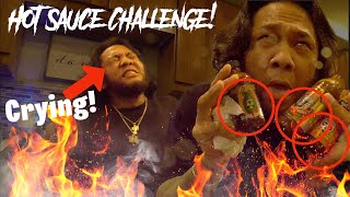 Mixed 3 of The Hottest Sauces Together 🔥🥵 amp I Almost Passed out hotsaucechallenge vlogvideo [upl. by Elehcar272]