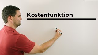 Kostenfunktion Lohnkosten 75 Prozent der variablen Kosten werden Mathe by Daniel Jung erhöht [upl. by Bartel]