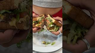 making a chopped cheese in nyc  chopped cheese girldinner nyc [upl. by Healy]