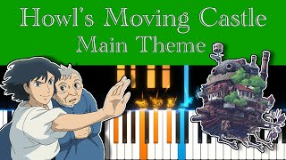 Howls Moving Castle Piano Tutorial  Learn to Play the Magical Theme [upl. by Unders816]