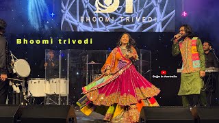 Bhoomi Trivedi Garba  Bhoomi Trevedi Live In Australia  Bhoomi trivedi Navratri special [upl. by Clary537]