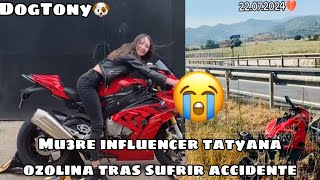 Así falleció influencer Tatyana Ozolina conocida como quotLa motociclista mas hermosaquot en un accidente [upl. by Neirol]