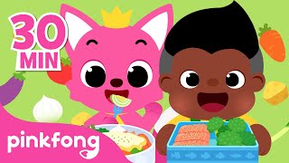 Learn Table Manners for Kids  Healthy Habits Songs Compilation  Pinkfong [upl. by Isdnyl593]