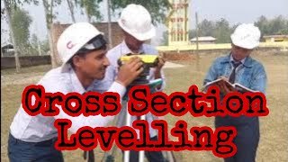 Cross Section Levelling Practical  Civil Engineering [upl. by Aleemaj725]