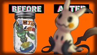 Custom Akedo Warriors Scariest Pokemon Ever Edition The Mimikyu  Opening Pokemon Go Packs [upl. by Nohtan]