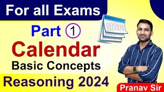 Calendar  Calendar basic rules and tricks  Calendar by Pranav Sir  reasoning calendarreasoning [upl. by Eryt]