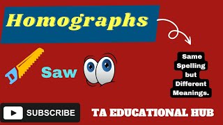 Homographs  Homograph in English Homograph words  what are Homograph vocabulary viral [upl. by Ahsena]