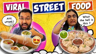 We tried the MOST Viral STREET FOOD 😱 Is It Worth it 🤬 [upl. by Huxham]