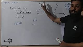 08 Commutative Law of Dot Product [upl. by Nuahsel501]