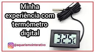 Minha experiência com Termômetro Digital [upl. by Llered]