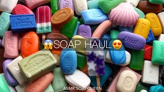 ASMR SOAP HAUL 100 Different SOAPS [upl. by Lorant]