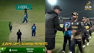 Zalmi Cam  Winning Moments  Match 4  HBL PSL 9 [upl. by Inafetse]