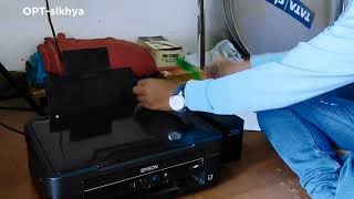 How to fix Paper Jam Problem in Epson Printer  Red Light Blink Problem in Epson Printer epson [upl. by Buehler884]