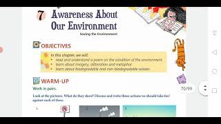 Class 5 Poem 7 Awareness About Our Environment Explanation [upl. by Lorolla]