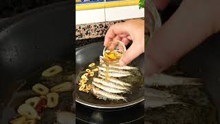 Rico facil rapido 👌 Boquerones al ajillo shorts A mi manera recetas  recipe food cocina [upl. by Lavelle]