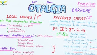 Otalgia  Symptom Causes ENT [upl. by Asiek]