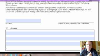 Antrag auf Kontenklärung V 100  Seite 77 [upl. by Siraf987]