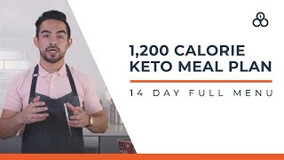 1200 Calorie Keto Meal Plan Full 14 Day Menu [upl. by Ledairam985]