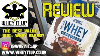 APPLIED NUTRITION  CRITICAL WHEY 3 MINUTE REVIEW [upl. by Iris744]