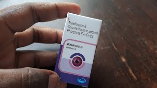 Moxifloxacine eye Drop Benefits in Hindi MoxifordD eye drops And How to use in Hindi [upl. by Stclair]