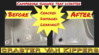 Simple cheap repair to yet another cracked shower tray [upl. by Htelimay387]