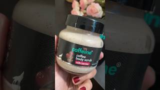 M caffeine coffee body scrub with berries Review  bodyscrub mcaffiene skincare skincareroutine [upl. by Aisyat]