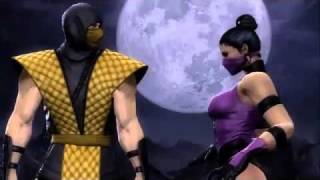 Mortal Kombat 9  Classic Skins Scorpion and Mileena [upl. by Eilram]