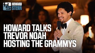 Howard Reacts to Trevor Noah’s Grammy Monologue [upl. by Loree698]