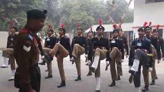 RDC 2023 Drill Training at Delhi  Foot Stamping practice  NCC Girls Squat [upl. by Hepsoj501]