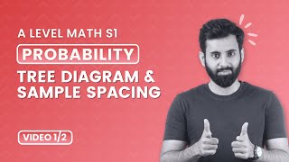 A Level Math  S1  Probability  Tree Diagram and Sample Spacing [upl. by Llerrem]