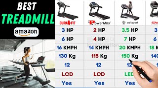 Top 5 Best Treadmill for Home Use in India  Durafit Treadmill VS Powermax Treadmill VS Sparnod [upl. by Aleahc]