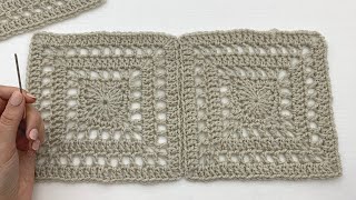 HOW TO JOIN GRANNY SQUARES WITH AN INVISIBLE SEAM [upl. by Eninnaj]