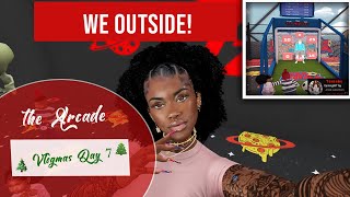 SecondLife Vlogmas Day 7 We OutSideThe Arcade Reupload [upl. by Yelraf573]