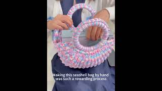 new color for shell bag crochet crochetbucketbag christmas handmade [upl. by Richart]