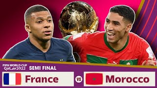 🔴 FRANCE vs MOROCCO Live Stream  FIFA World Cup 2022 Semi Final Watch Along Reaction [upl. by Clary]