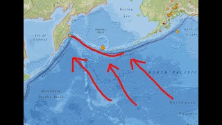 Earthquake activity Aleutian trench Cascadia Subduction Zone Activity Thursday night 682023 [upl. by Yenttirb]