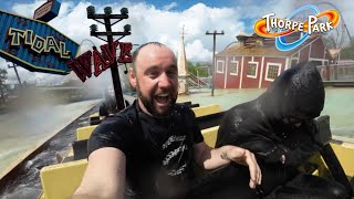 Tidal Wave Thorpe Park UK Full Ride POV [upl. by Rudolph]